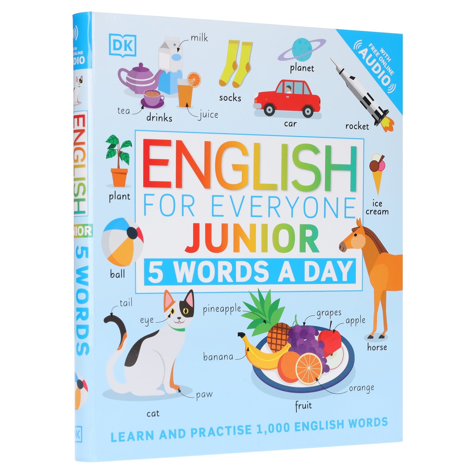 English for Everyone Junior 5 Words a Day:Learn and Practise 1,000 English Words