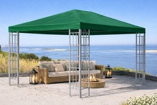 QUICK STAR Ersatzdach für Rank Pavillon 3x4m Grün Ersatzbezug Pavillondach