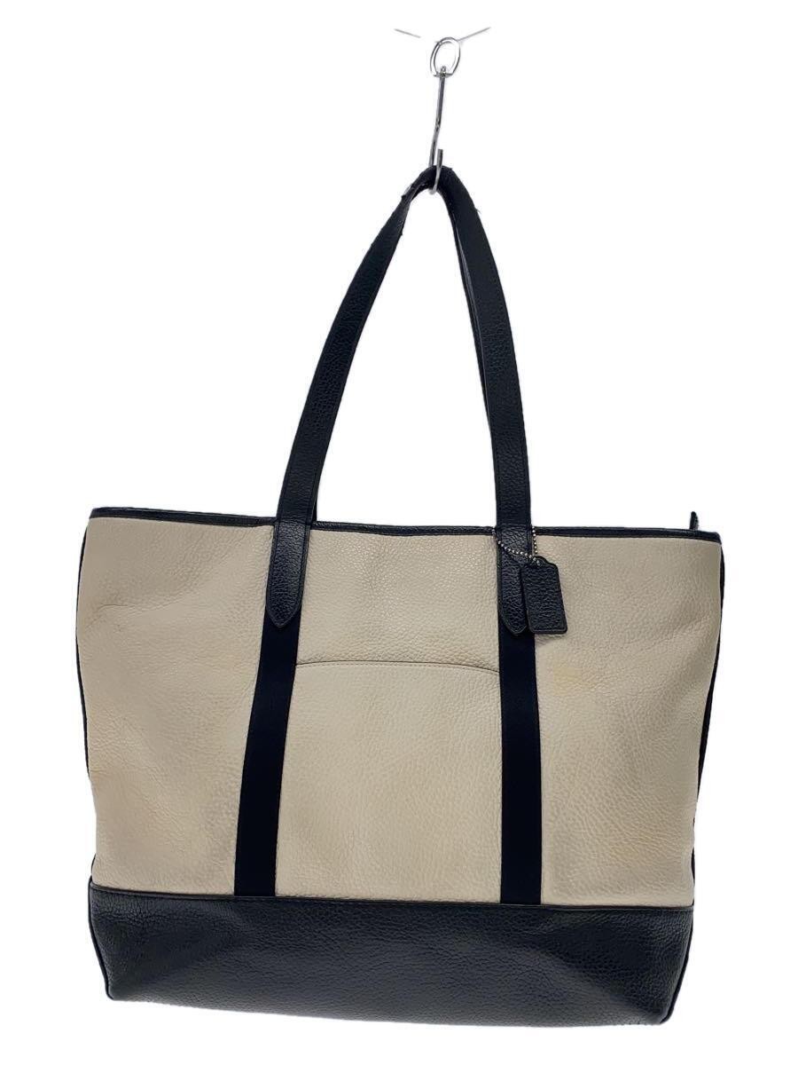 Coach Leather Bag White, Used, 14cm gusset, 31cm height, 13in width