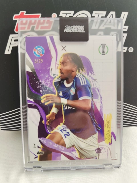 Topps Total Football 25/26 Guela Doué RC Ones to Watch /25 Strasbourg Rookie