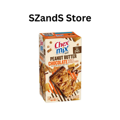 Chex Mix Peanut Butter Chocolate Treat Bars 20 Ct   Sweet & Crunchy
