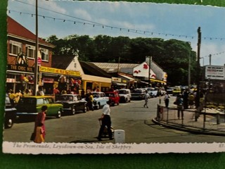 Postcard promenade Leysdown on sea Isle of sheppey