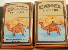 ZIPPO CAMEL Noah's Ark CZ ROSE GOLD CASE LIMITED EDITION 50 MADE zippo 2 Sided 