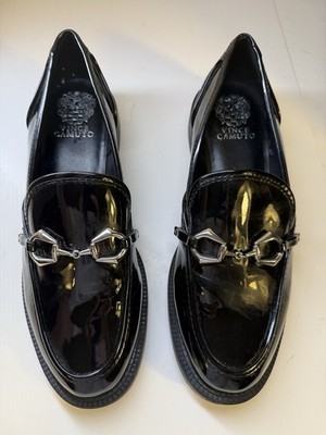 Vince Camuto Black Patent Leather Shoes Size 10 Or EU 41.5