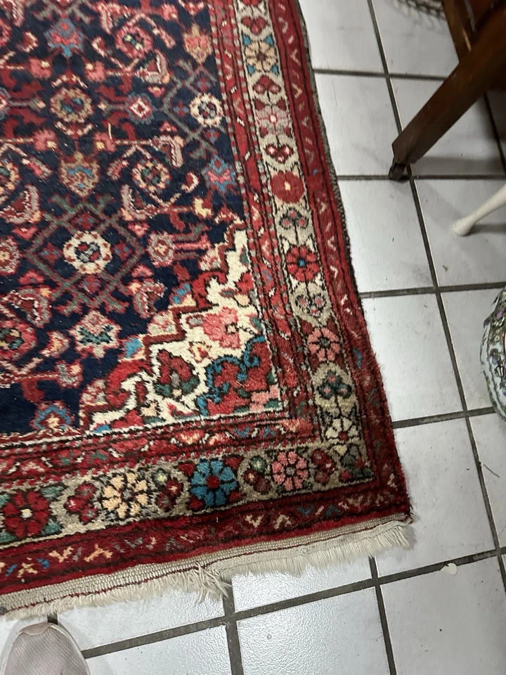 Orient Teppich orientalisch Handgeknüpft  Vintage Perser Läufer Brücke 210x120 - Bild 2 von 4