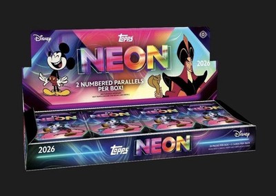 2026 Topps  Disney Neon Hobby Box - Neu & OVP