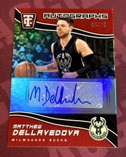 ‼️2017-18 Panini Totally Certified Matthew Dellavedova Auto #4/75 Milwaukee Buck