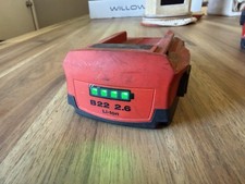Hilti B22 2.6 Li-Ion Battery 22V 2.6Ah Tested Working 6 Month Warranty