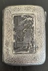 English Sterling Silver Cigarette Case Scrap Or Repair Birmingham Hallmark