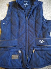 Ladies  Girls Gilet, UK Size 6 / 8, Blue Riding Bodywarmer, VERY GOOD CONDITION