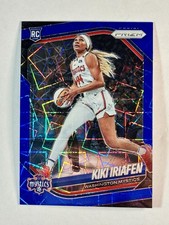 WNBA 2025 Prizm Kiki Iriafen RC ~Blue Velocity Prizm~ #72 Mystics