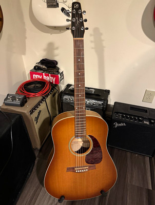 Seagull Entourage Rustic Dreadnought Acoustic Guitar 6-String Spruce Brown