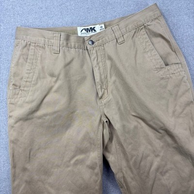 Mountain Khakis Teton Pants Mens 36x31 (Actual) Khaki Cotton Twill Straight Work