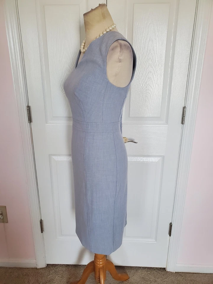 Vestido gris sin mangas para mujer Ann Taylor (talla 6) Foto 4 de 4