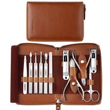 Manicure Set, Professional Manicure Kit Nail Clippers Set 11 in 1 Stainless S...