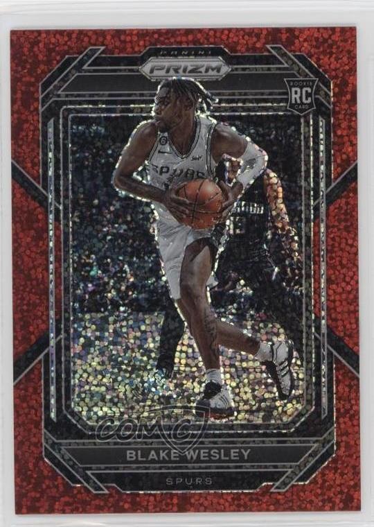 2022-23 Panini Prizm Red Sparkle Prizm Blake Wesley #264 0d6g