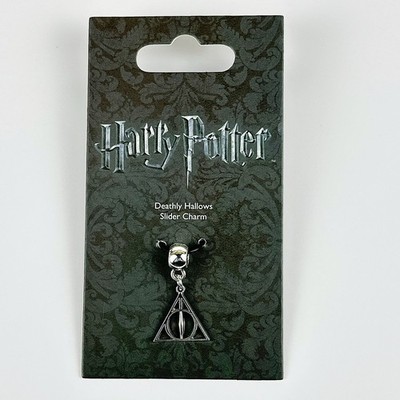 Official Harry Potter Deathly Hallows Slider Charm Warner Bros UK New On Card