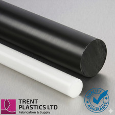 Nylon 6 Rod - Natural & Black | Cut to Size | PA6 Polyamide Round Bar