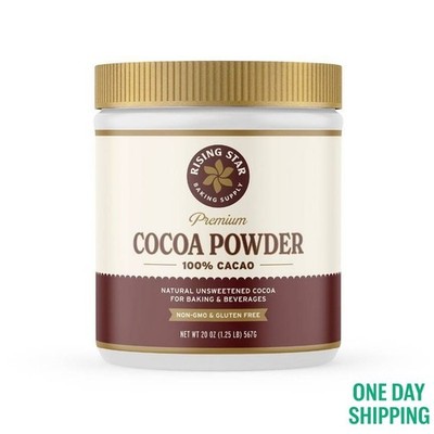 Rising Star Baking Supply Cocoa Powder 20 oz Unsweetened Baking