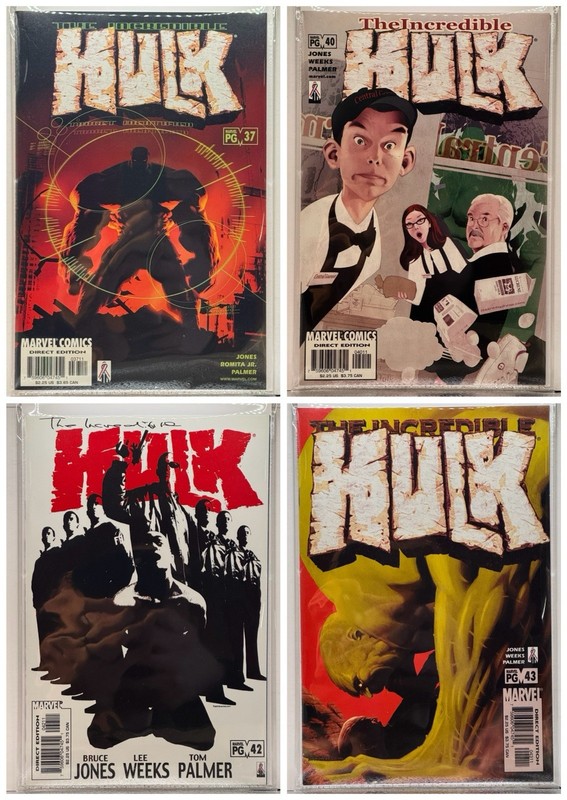Incredible Hulk Lot of 4 Comics Issues 37, 40, 42, 43
