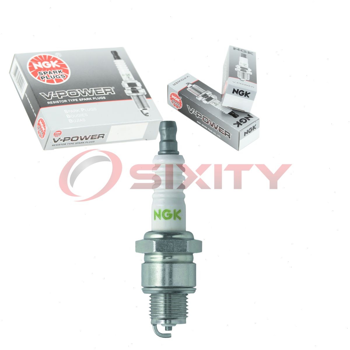NGK 4838 BP8H-N-10 V-Power Spark Plug for L76V 827M 33-816737Q 33-816737B 2 vw