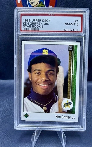 1989 Upper Deck - Star ⭐️ Rookie Ken Griffey Jr #1 (RC) PSA 8 👌🏽