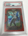 (MA3) 2022 Prizm Red Shimmer Tom Brady /35 PSA 9