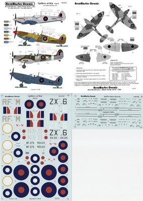 Aeromaster Decals 1/48 Spitfire Mk.VII/IX 131 145 303 Sqn High Altitude Flt (RAF)