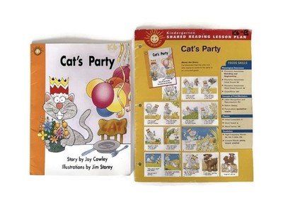 Cat's Party by Joy Cowley Book & Lesson Plan Emergent Level Sunshine Books