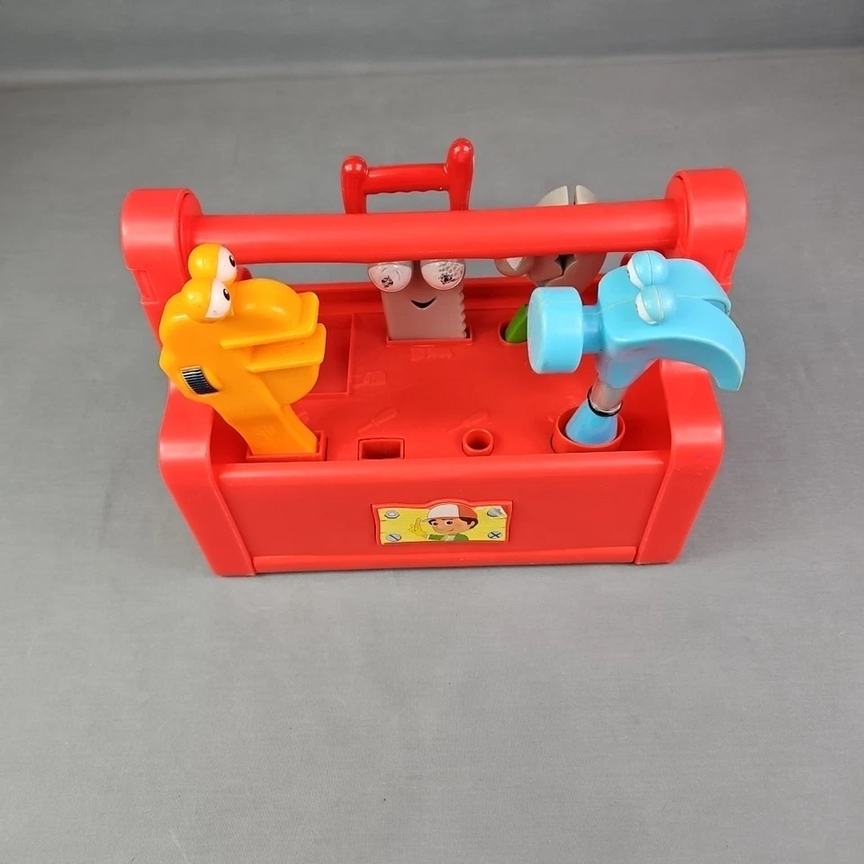 Práctica caja de herramientas Manny Singing Dancing Talking con herramientas 2007 funciona **NO COMPLETA** Foto 3 de 4