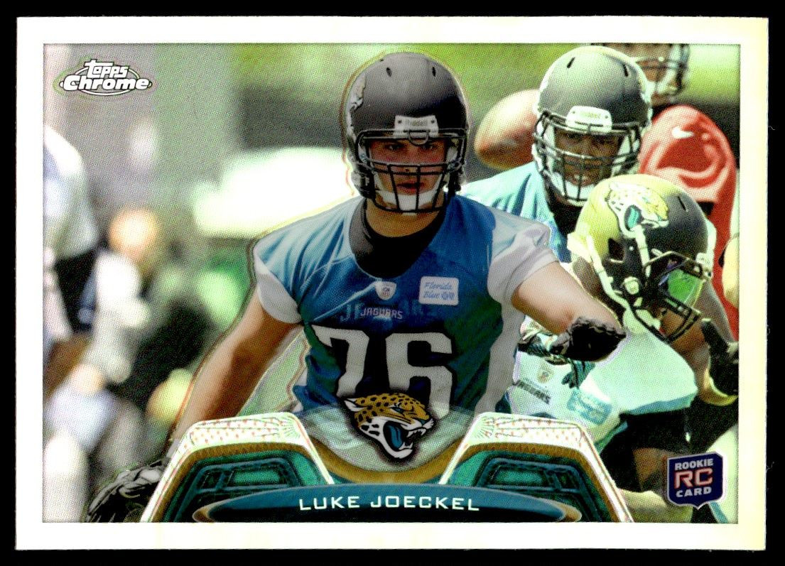 Luke Joeckel Topps Chrome #137 Prizm Refractor