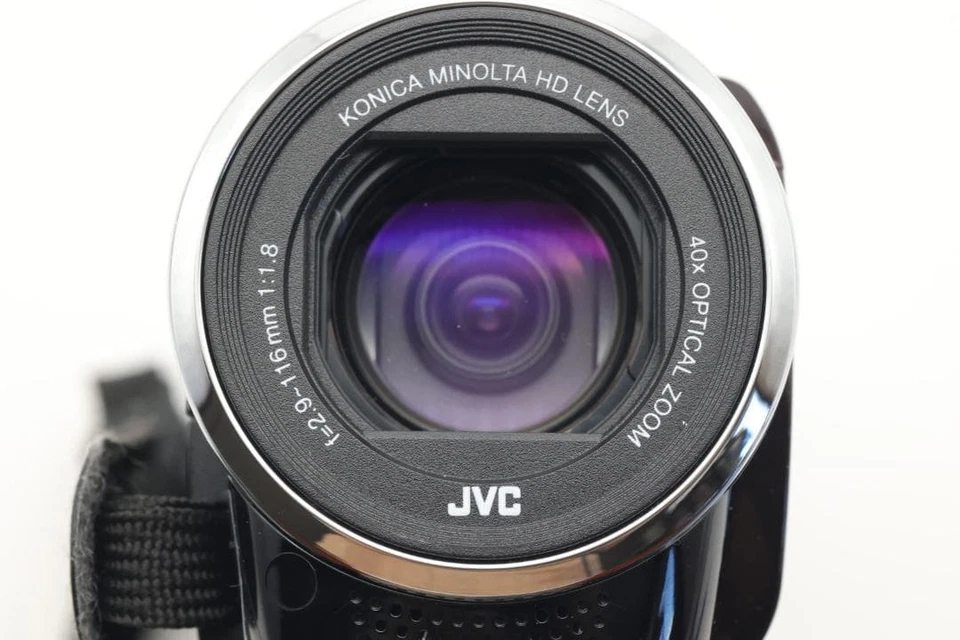 JVC Everio GZ-E690-V Violet Camcorder Full HD Video Camera Used w/ Battery - Image 3 of 4