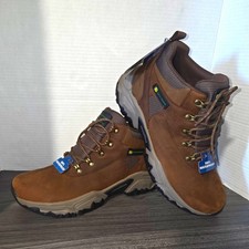 SKECHERS John Deere Mens Waterproof Hiking Shoes US 10 Brown Relaxed Fit