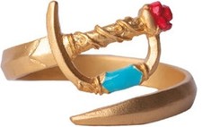 Revolutionary Girl Utena Dios Sword Ring Silver Tone Brass Size 11 Free