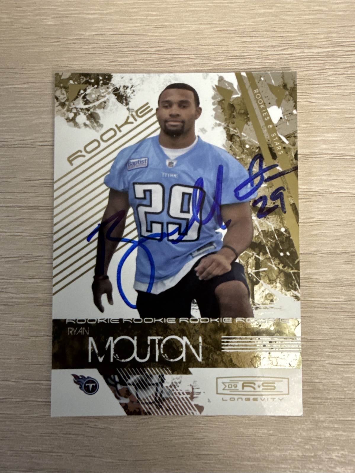 Ryan Mouton Donruss Rookies & Stars #189 Autograph