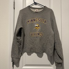 NFL Jerzees Vintage Minnesota Vikings Sweater Mens Medium Football Crewneck READ