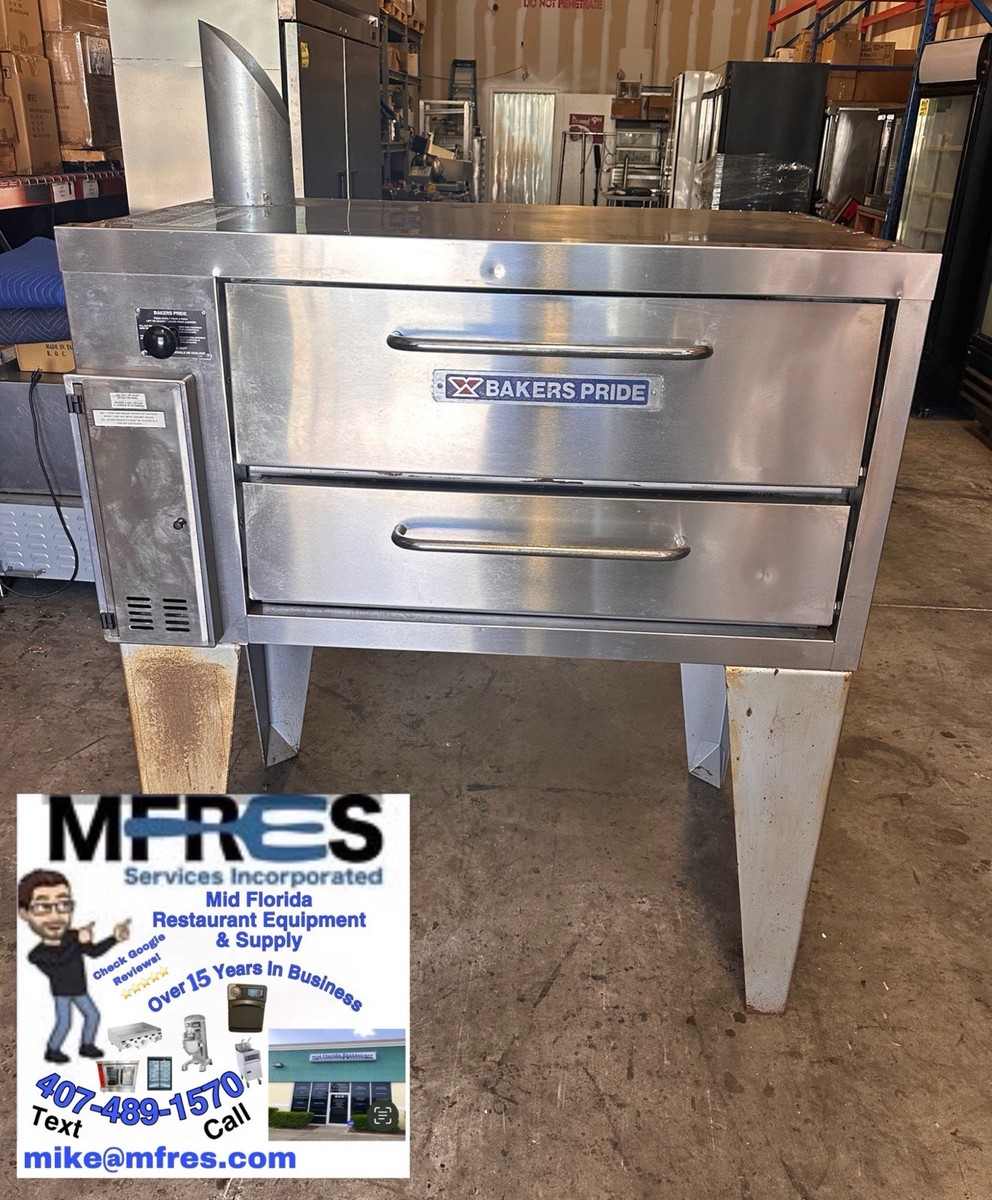 2017 BAKERS PRIDE 151 Natural Gas Superdeck Pizza Oven BEAUTIFUL