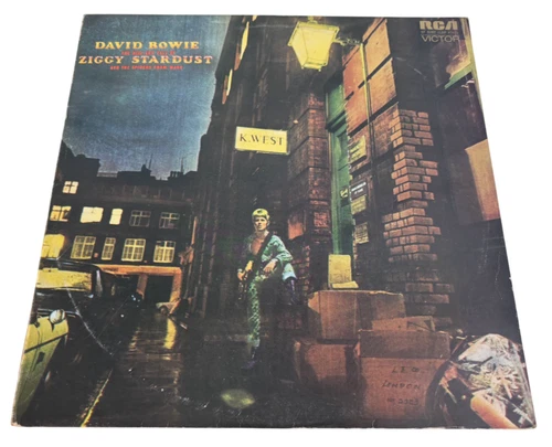 David Bowie Ziggy Stardust 1972 UK 1st Press Vinyl LP 1E/2E Titanic - L2E O372