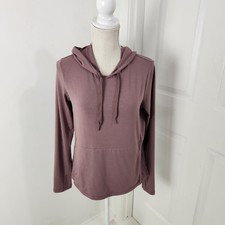 Free Fly Hoodie Womens XS Pink Thumbholes Comfy Soft Cozy Bamboo Pouch Pocket