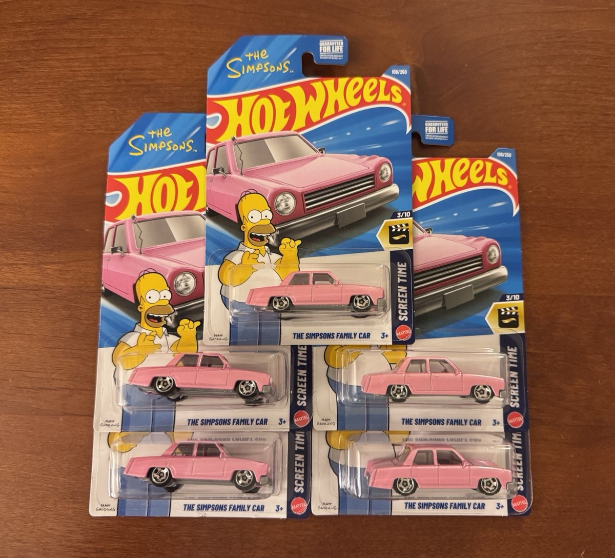 日本未発売!! シンプソン Hot Wheels Family Car Lot of 5 Hot Wheels The Simpsons Family Car 2026 Screen Time Pink
