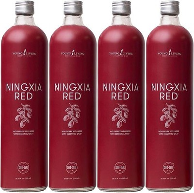 NingXia Red Young Living Essential Oils *4 BOTTLES, 750ml * NEW *FREE SHIPPING
