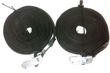 Locking Tie Down Strap Nylon w/Steel for Surfboard SET OF 2 Matching Lock Key