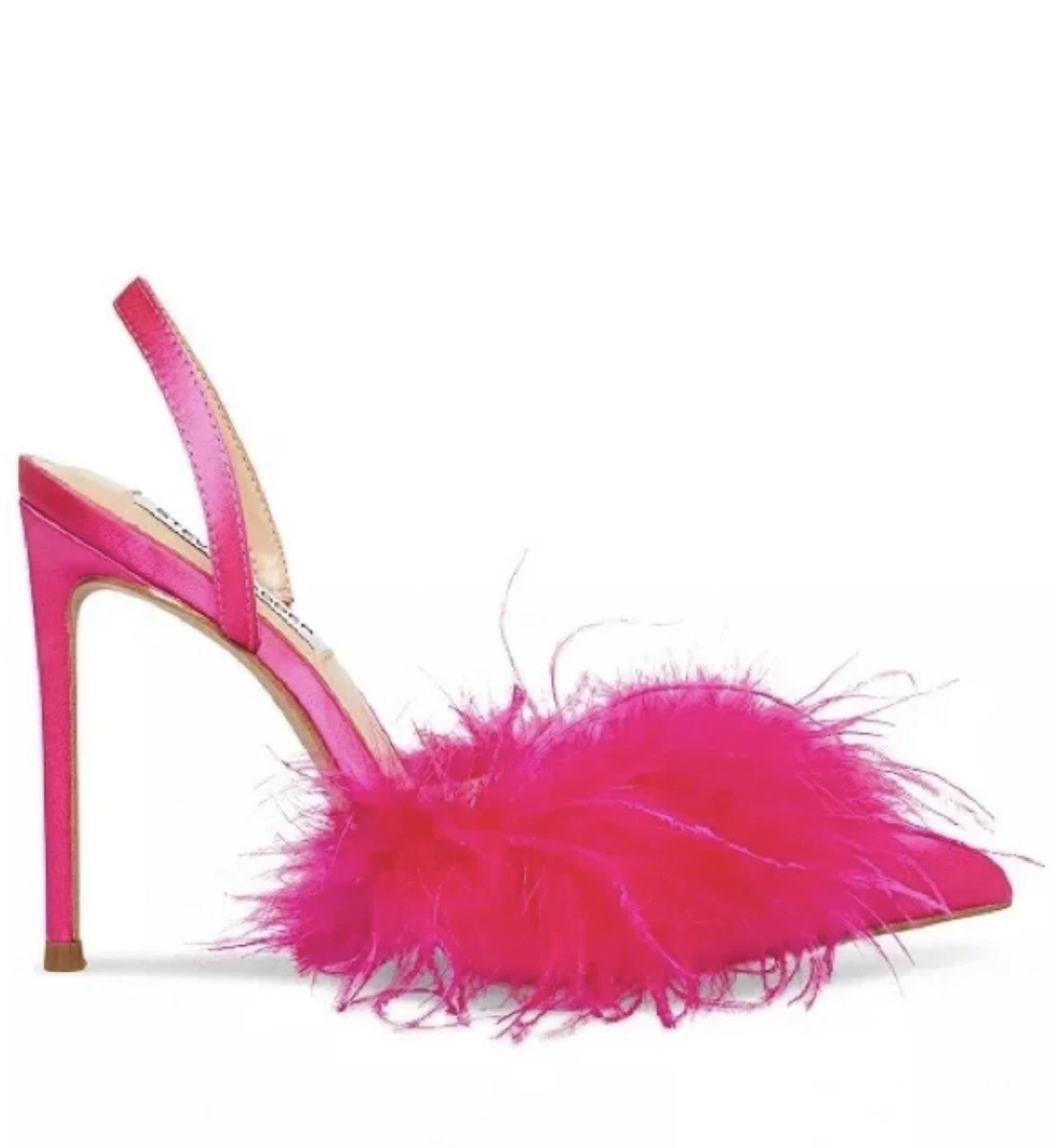 Steve Madden ALEX23SS1 Alexis Pink Satin Women s Heels Size 6 See Pictures