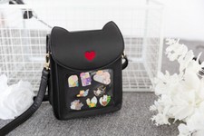 Lovely Cute Cat Ears Metal Badge Itabag Backpack Bags Messenger Shoulder Bag
