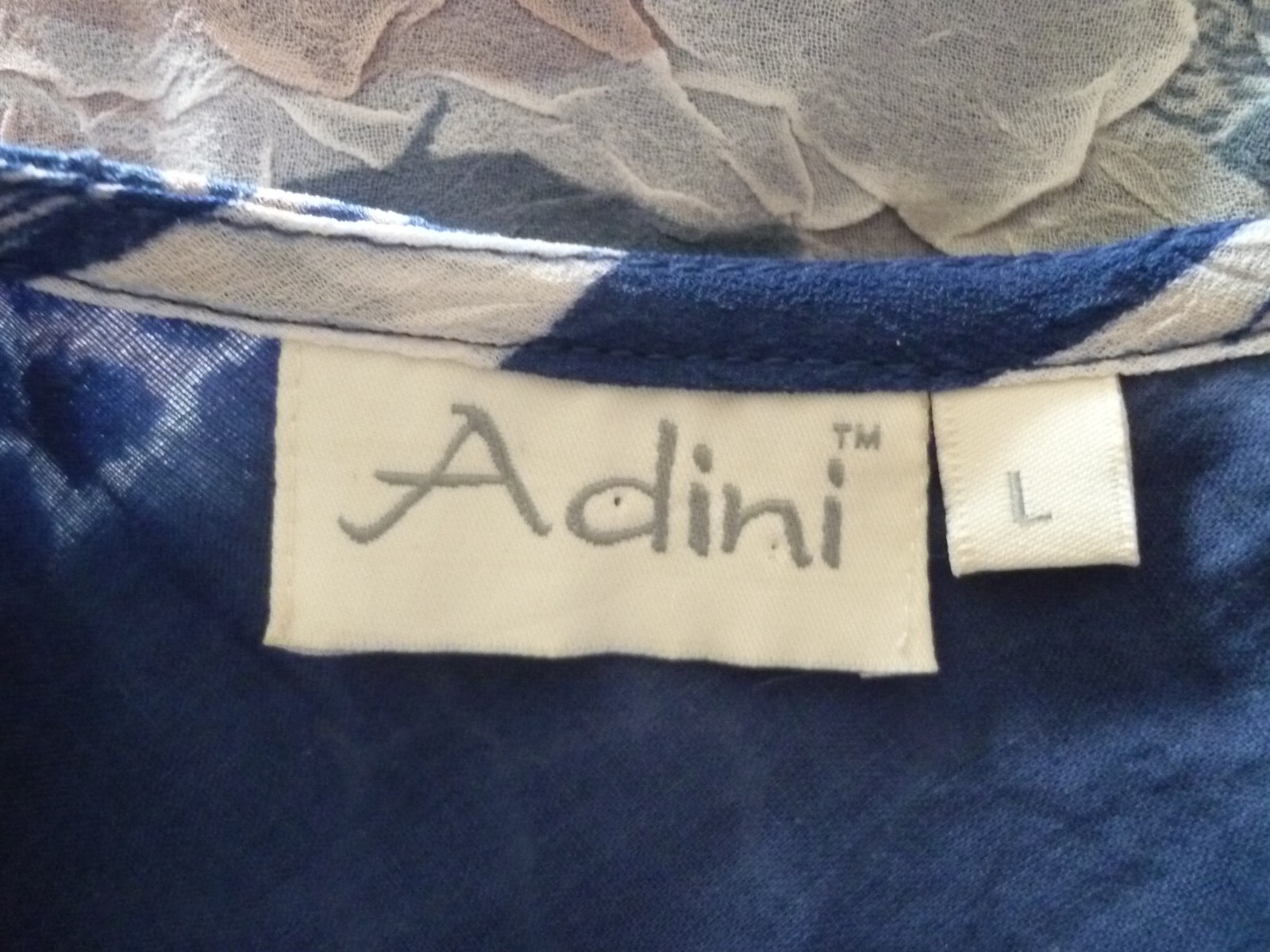 ADINI print dress size 16 eBay