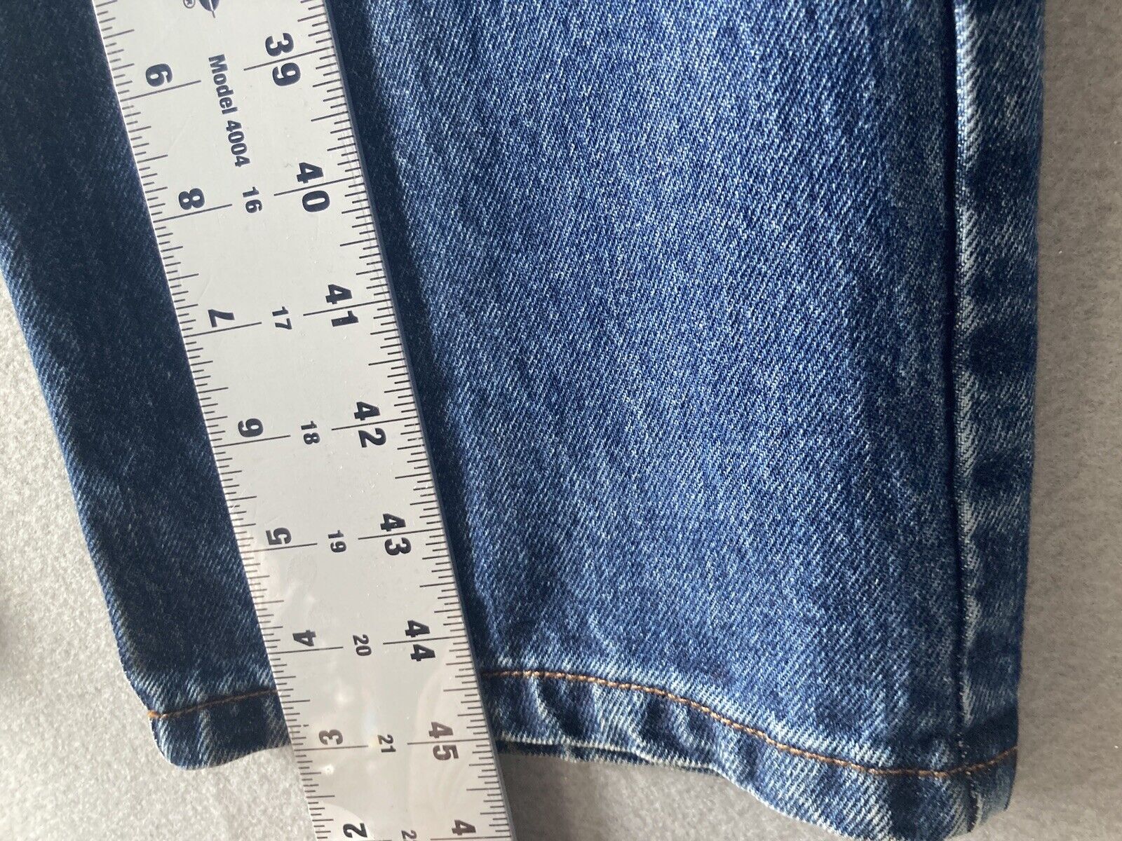 Vintage Guess Jeans Mens 36x34 Blue Classic 001 F… - image 8
