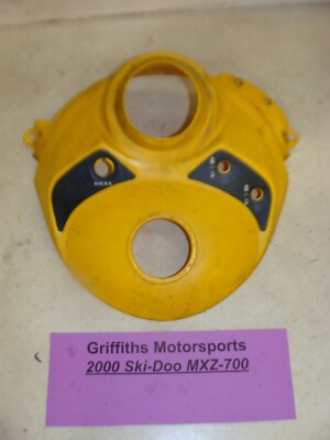 2000 SKI DOO MXZ 700 ZX chassis dash console cowl yellow plastic
