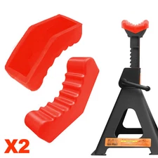2X Jack Pad Universal Slotted Frame Rubber Stand 2/3 Ton Rail Adapter Jack Tool