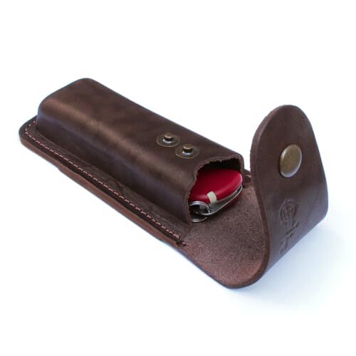 Leather Knife Sheath For Folding Knife Holster For Pocket Knife With