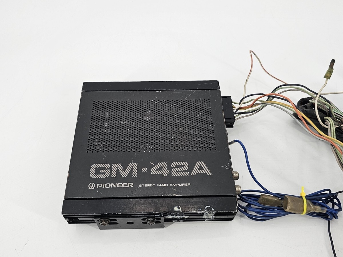 【masa】 Pioneer carrozzeria GM-D1400-Ⅱ Pioneer Power Amplifier GM-D1400-2 100W x 4 bridgable